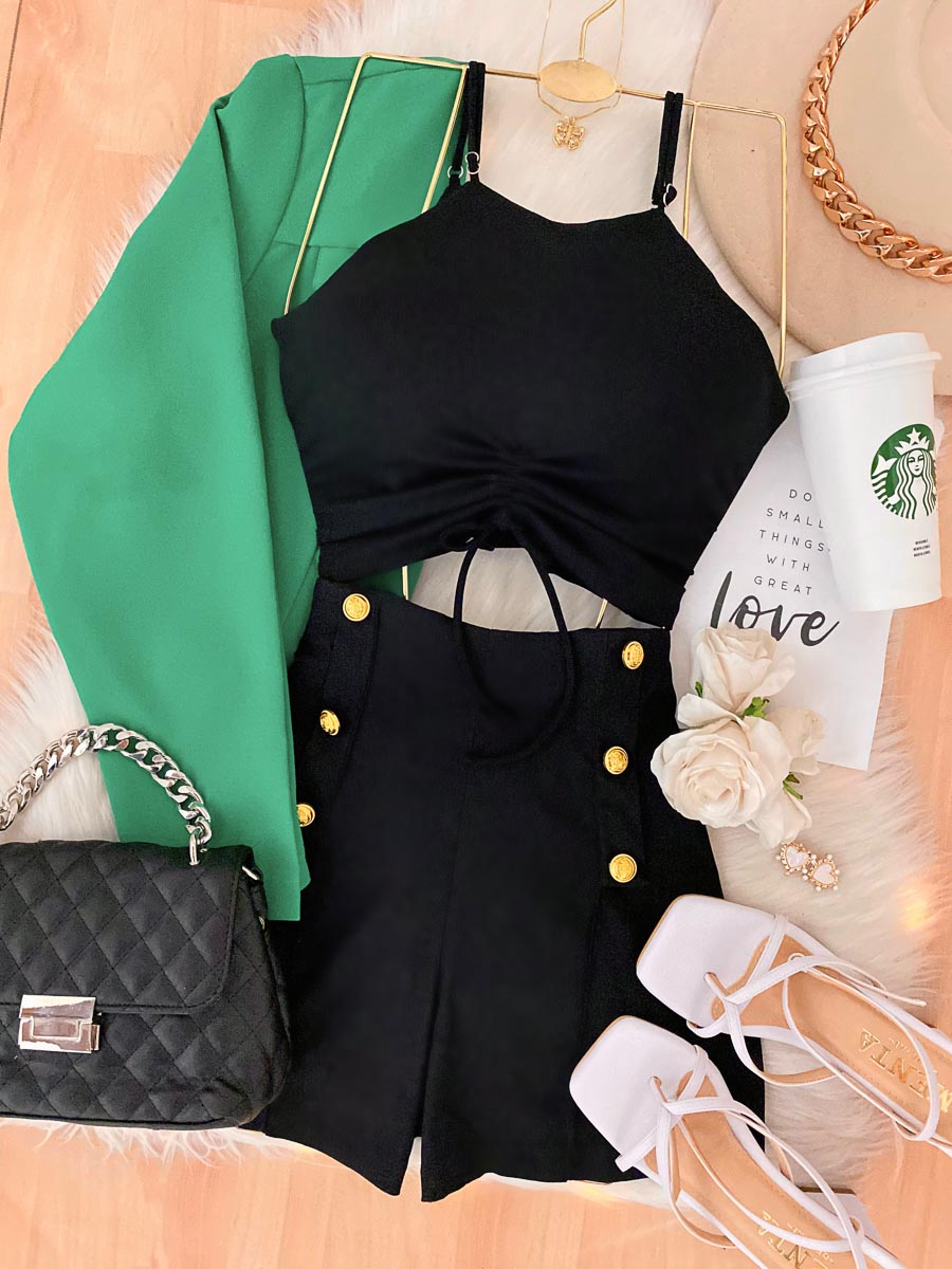 Top Inara Negro