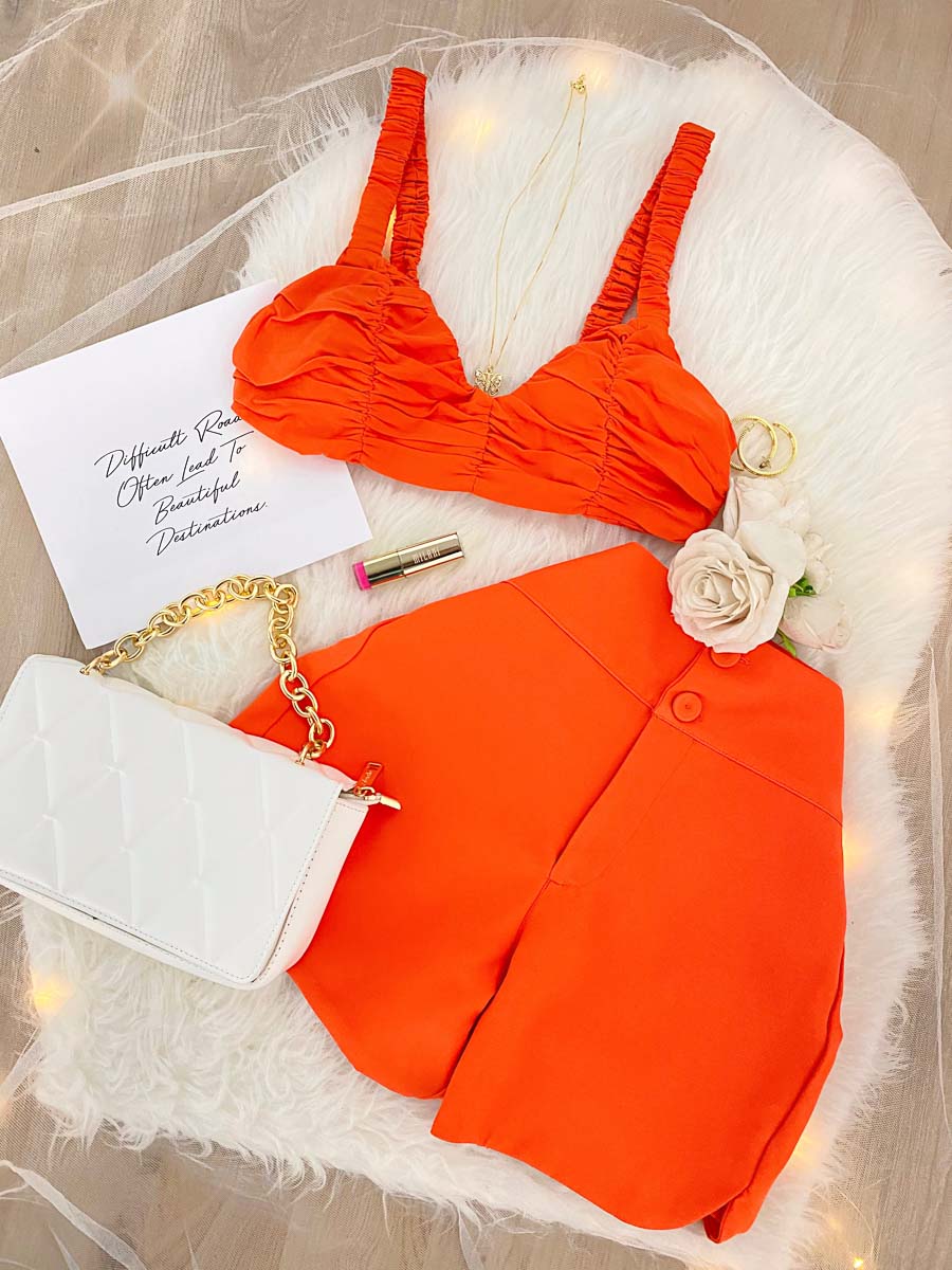 Top Justine Naranja