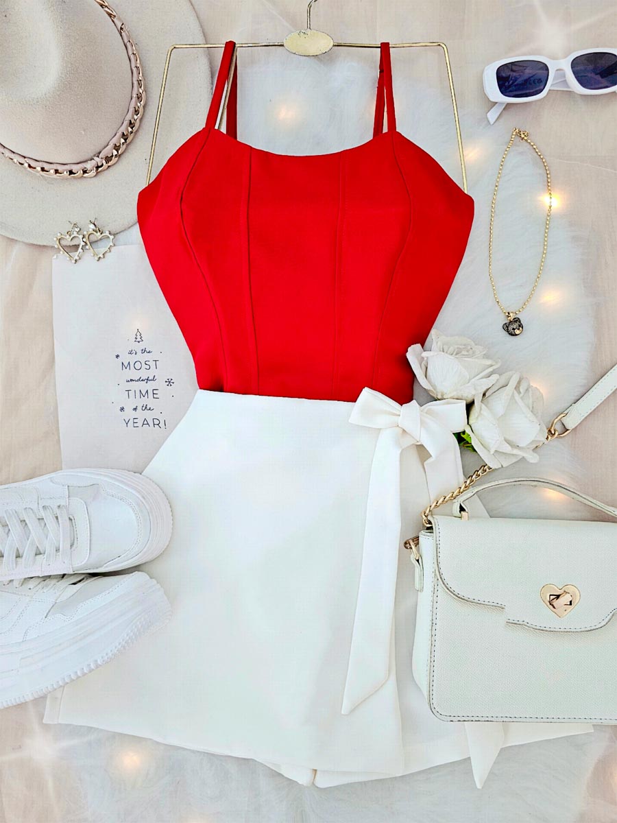 Blusa Evangeline Rojo