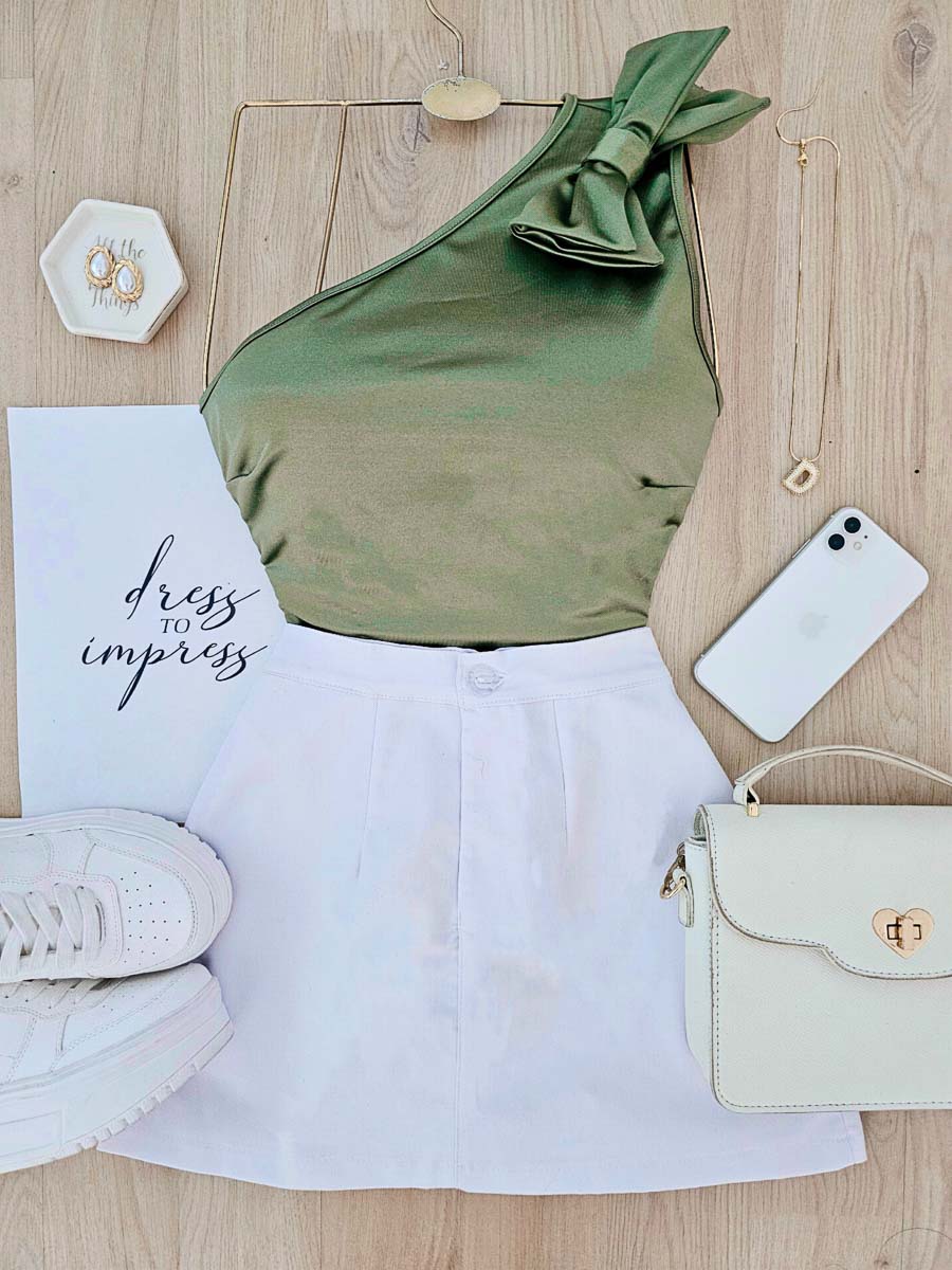Falda Corta Mia Blanca