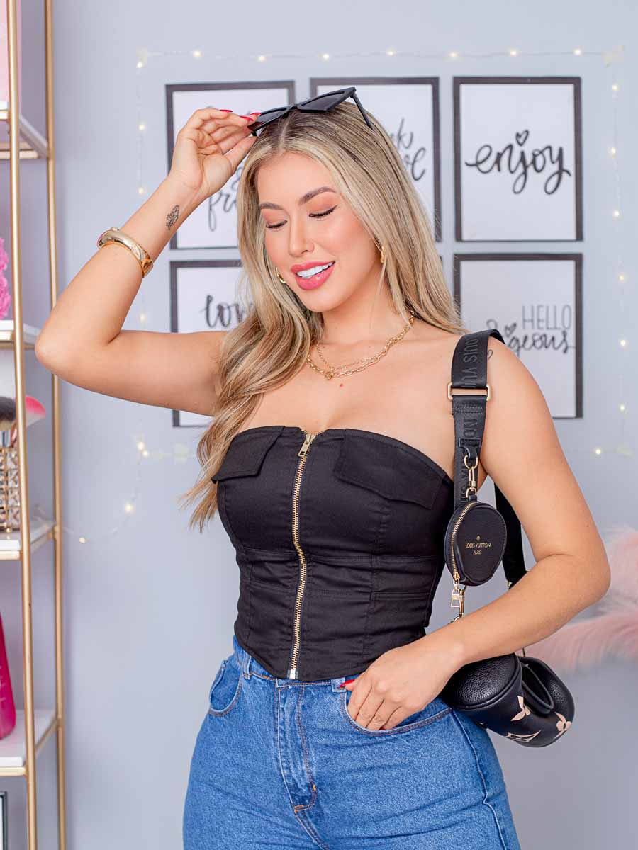Blusa Mildred Negra