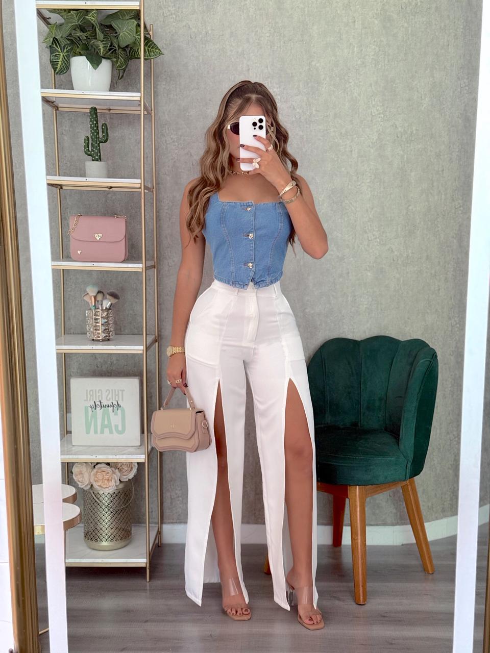 Top Denim Mariani (Todos Los Colores)