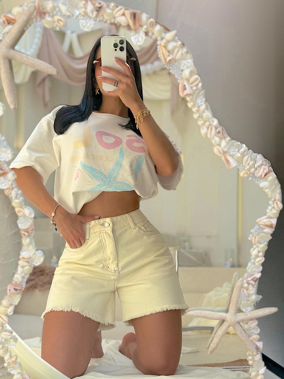 Camiseta Oversized Sol (Todos Los Colores)