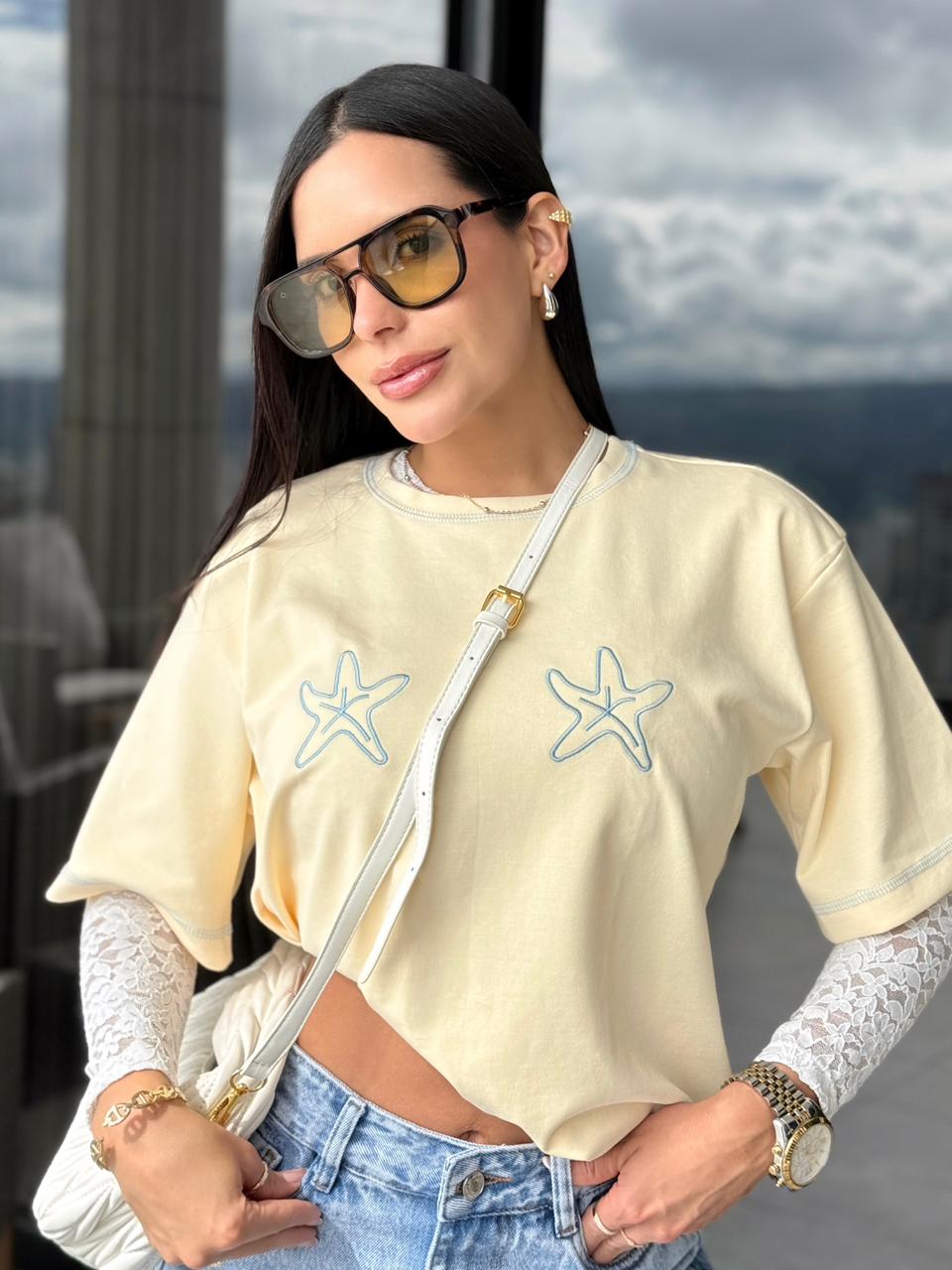 Camiseta Oversized Sirena (Todos Los Colores)