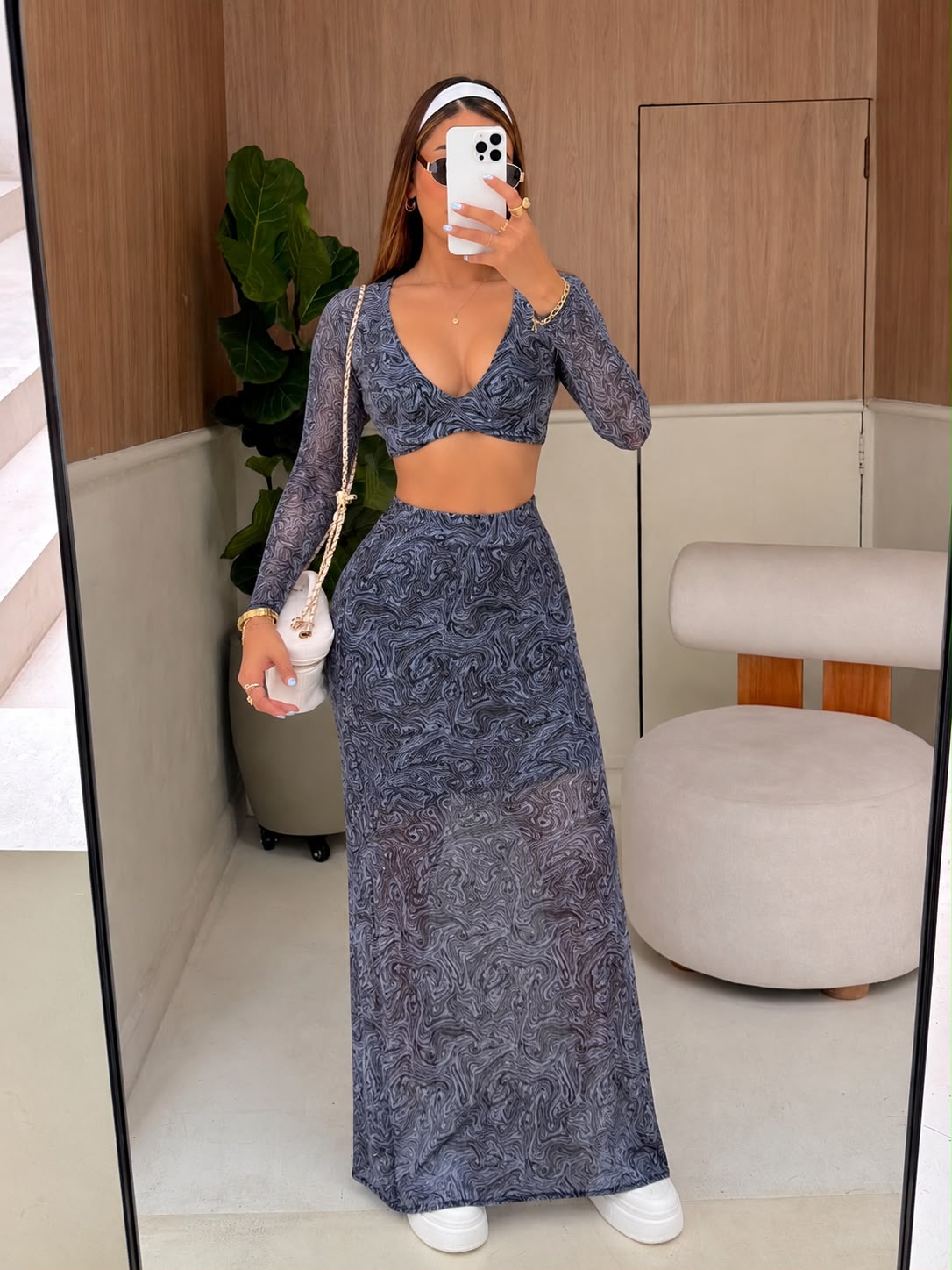 Set Falda Amelia Est Gris
