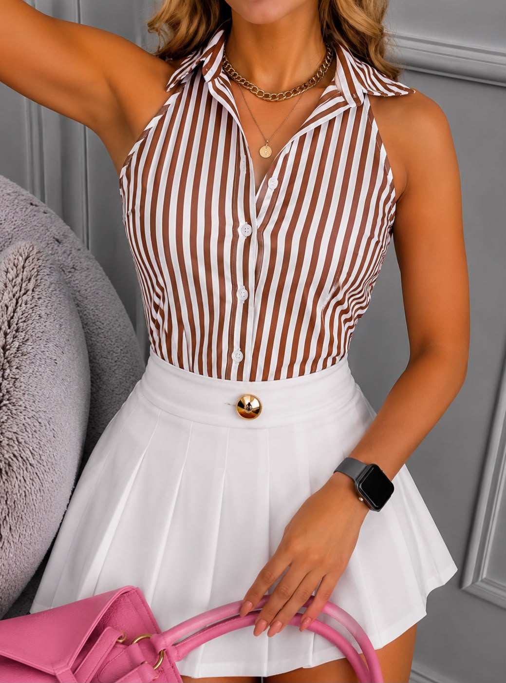 Blusa Madeli Rayas (Todos Los Colores)