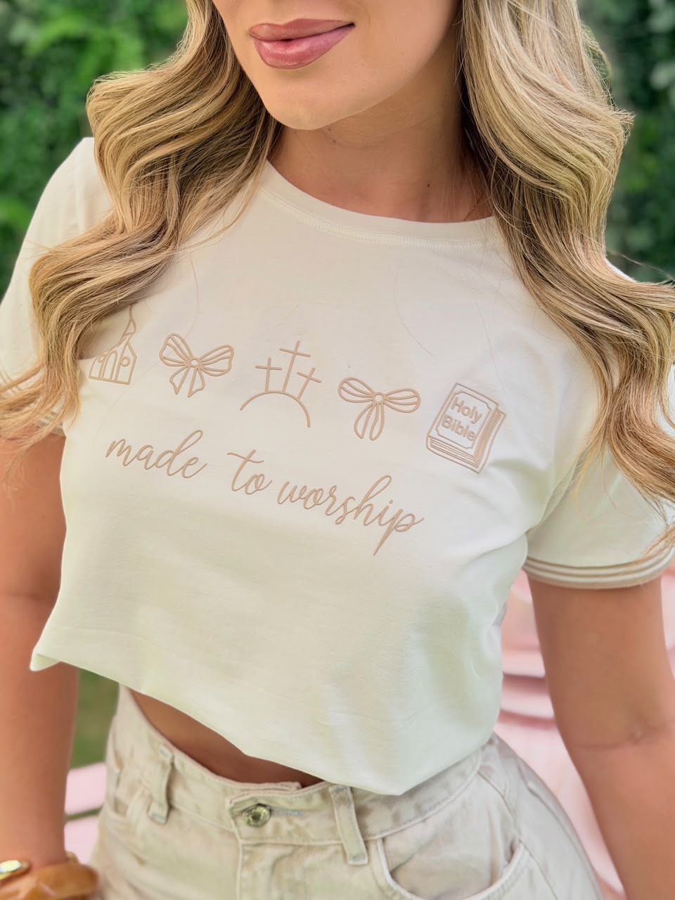 Camiseta worship Marfil (Todos Los Colores)